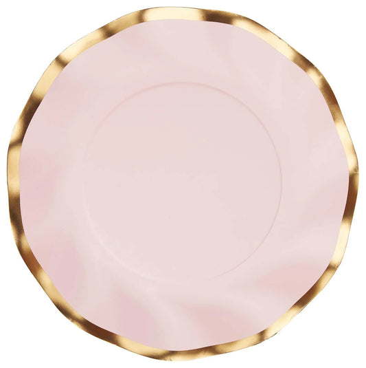 Wavy Salad Plate Everyday | Blush