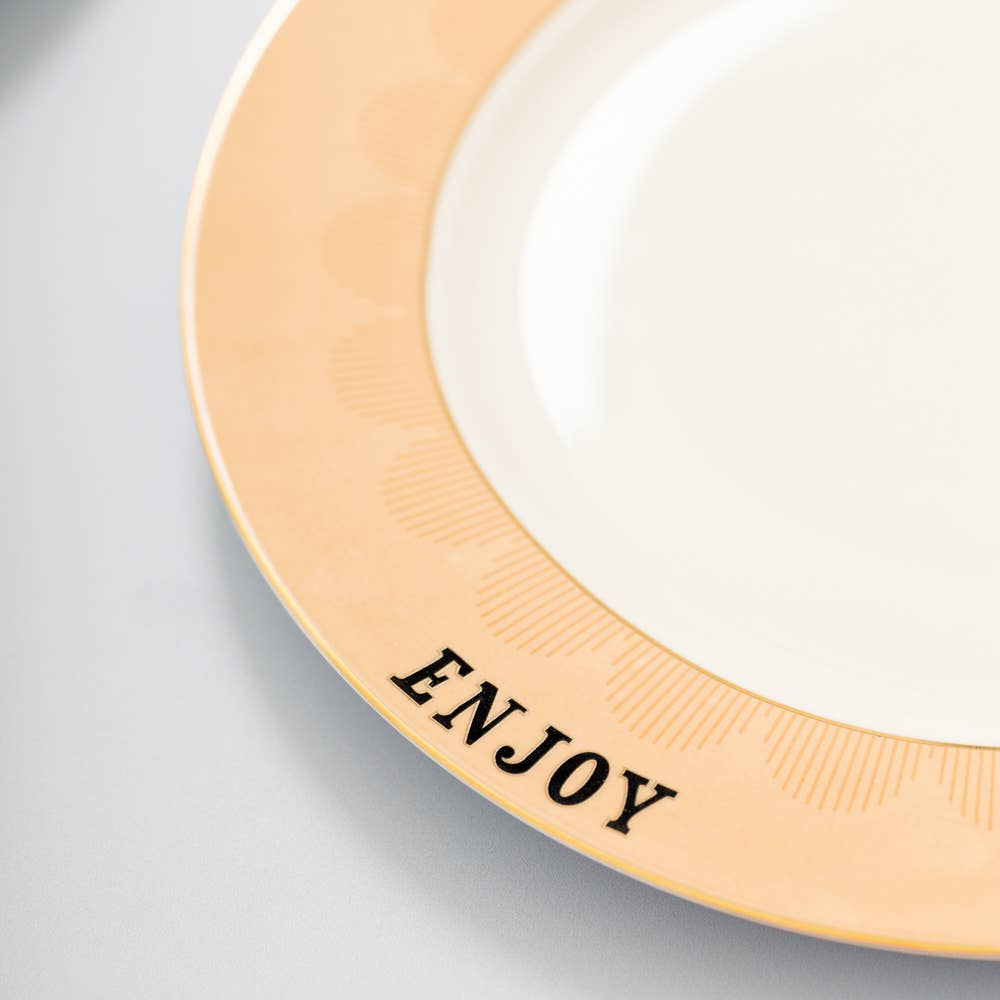 Slogan Dinner Plates (Set of 4)