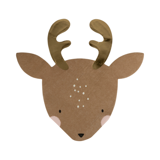 Reindeer Cocktail Napkin