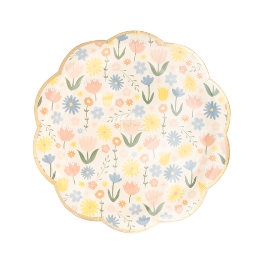 Floral Plate