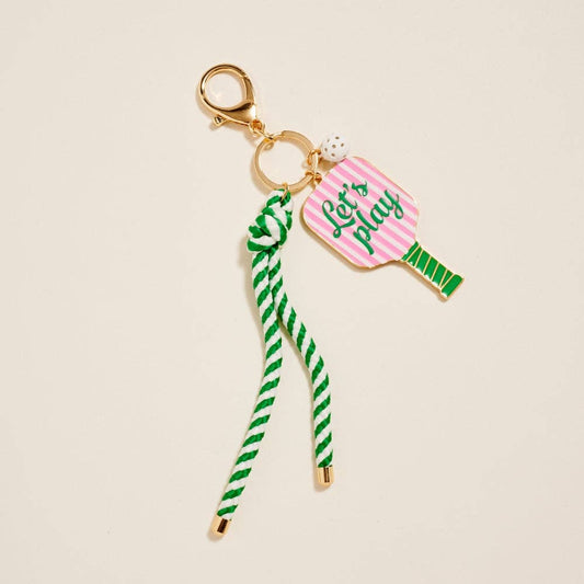 Pickleball Paddle Rope Bag Charm