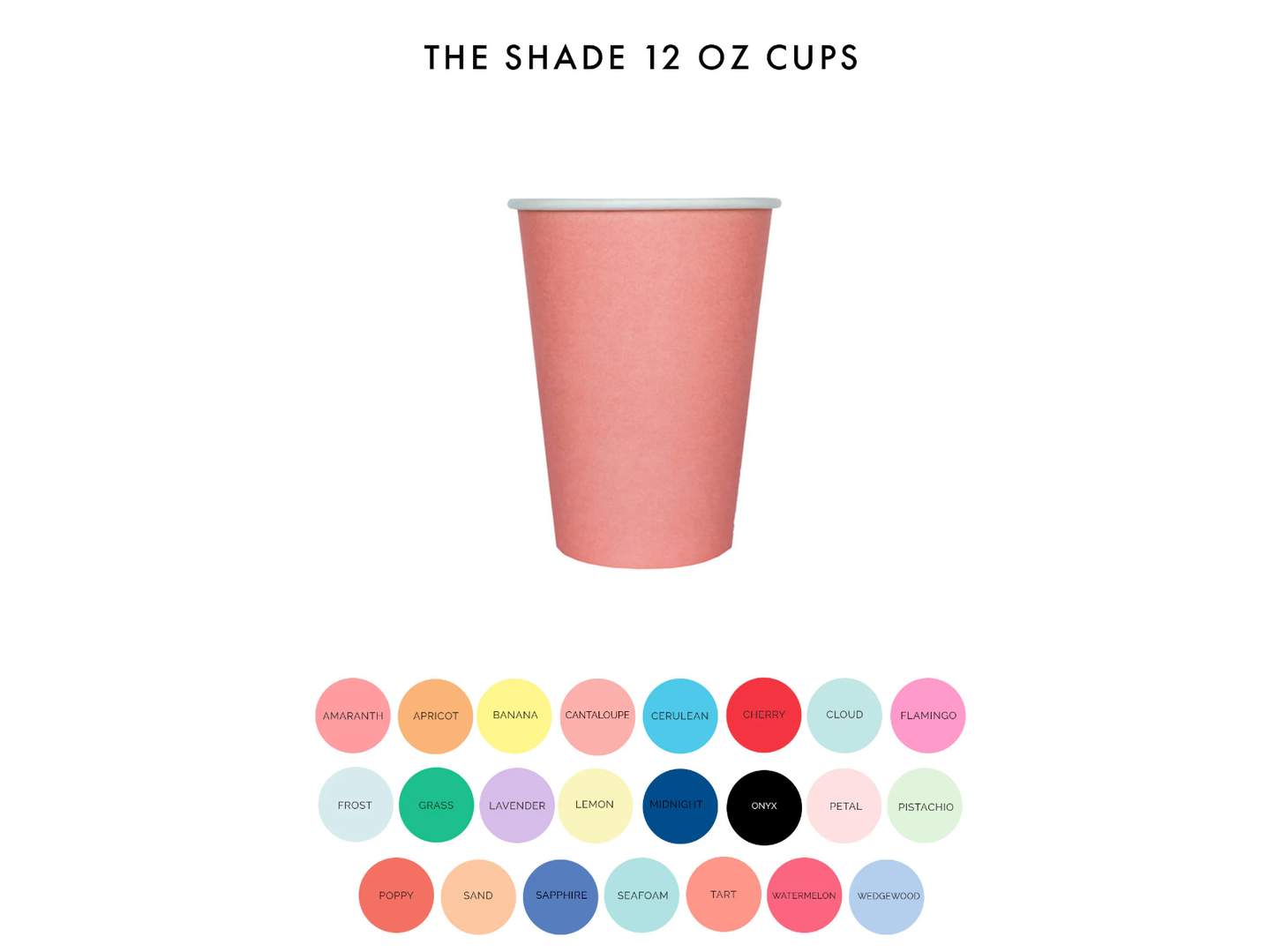 Shades 12 oz Cups | Lavender - 8pk.