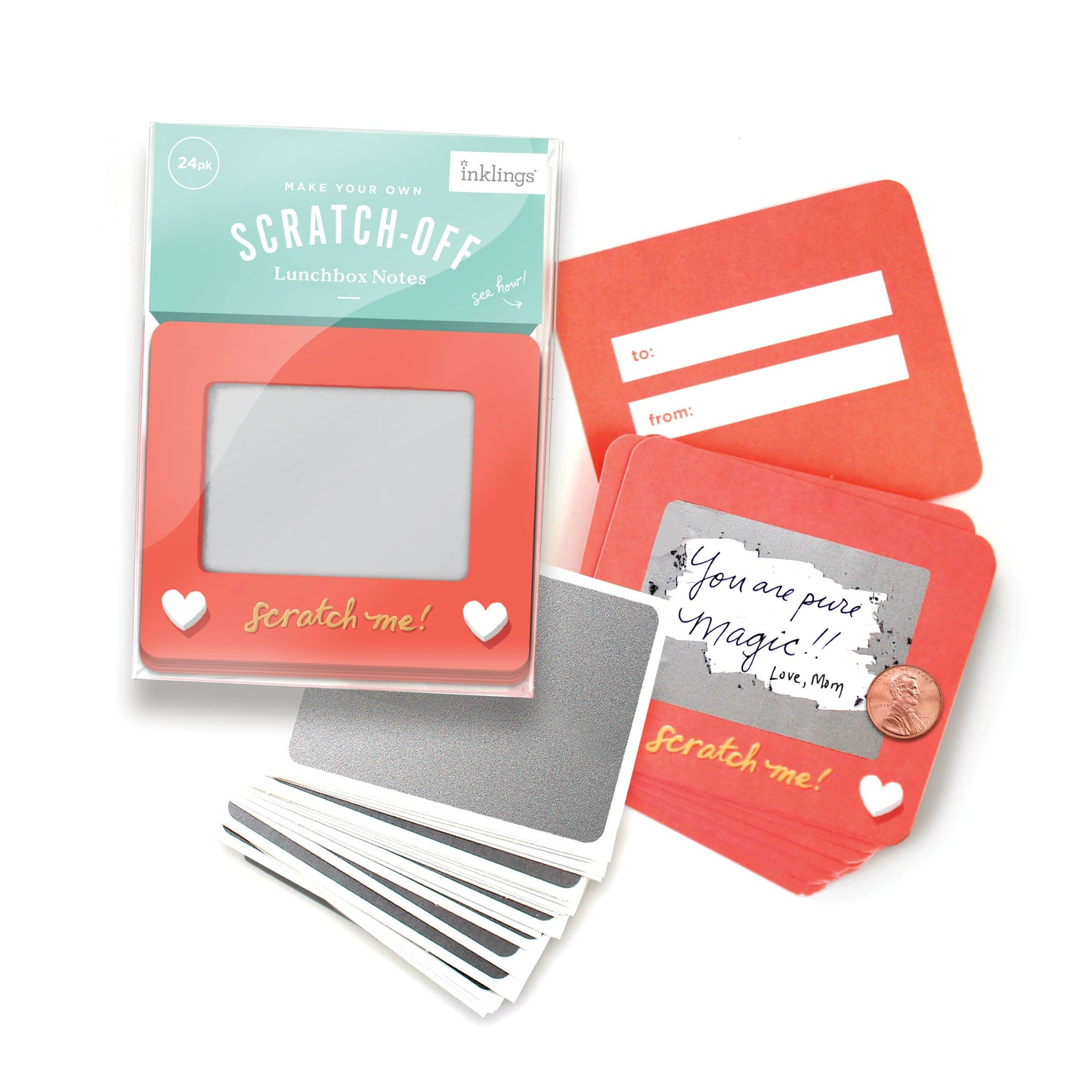 Scratch-off Lunchbox Notes | Scratch-a-Sketch