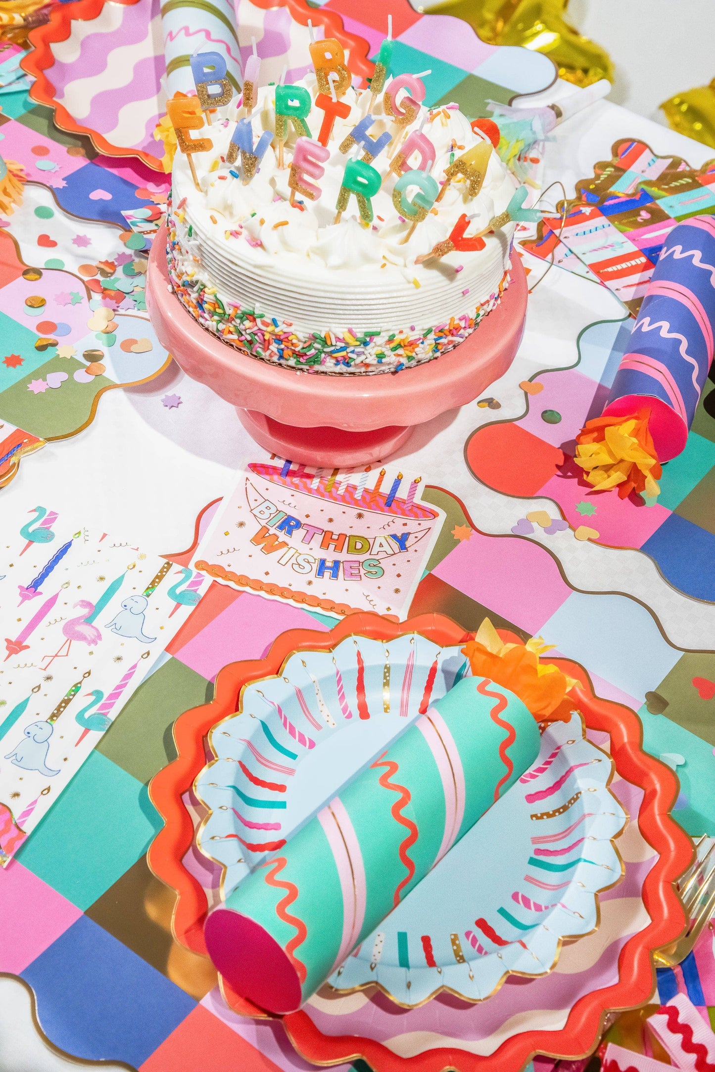 Birthday Wishes Dessert Plate