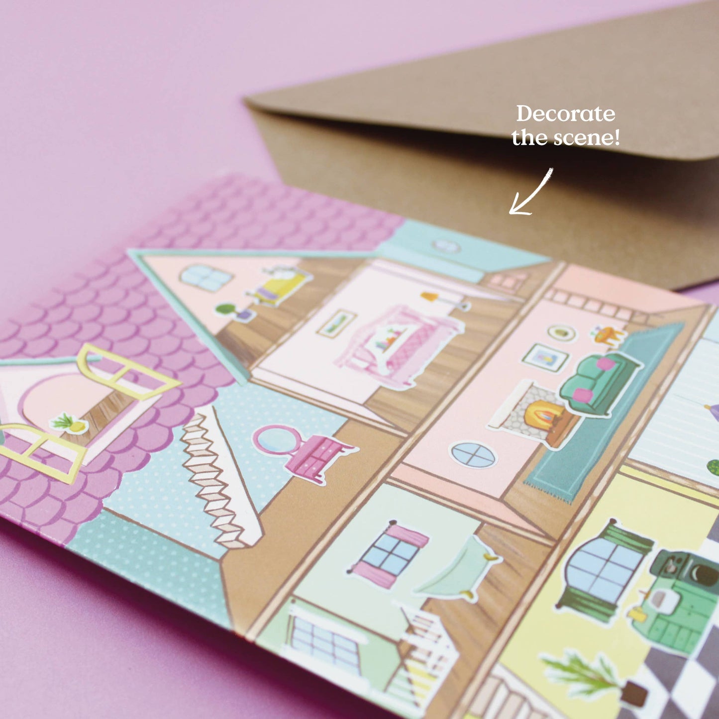 Sticker Scene Card | Dollhouse
