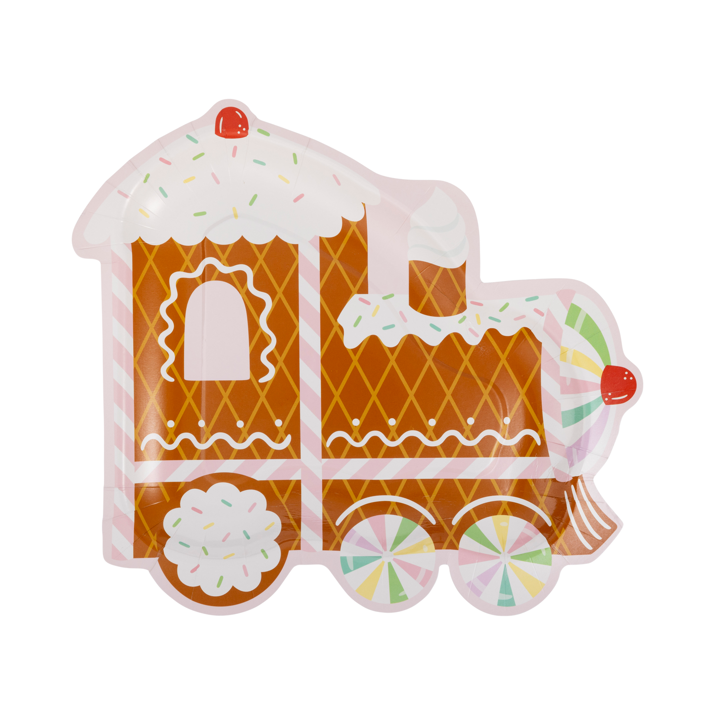Gingerbread Train Plate