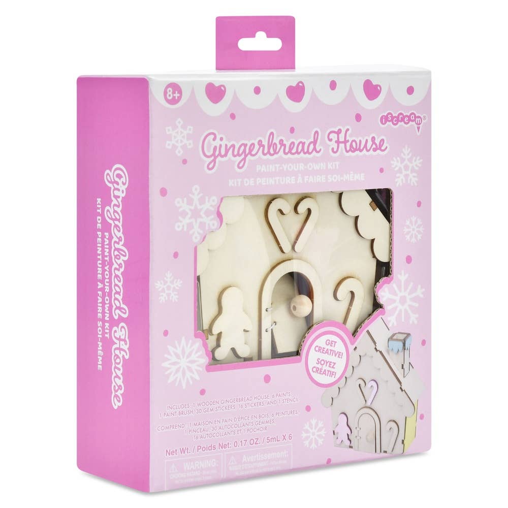 Paint Your Own Gingerbread House