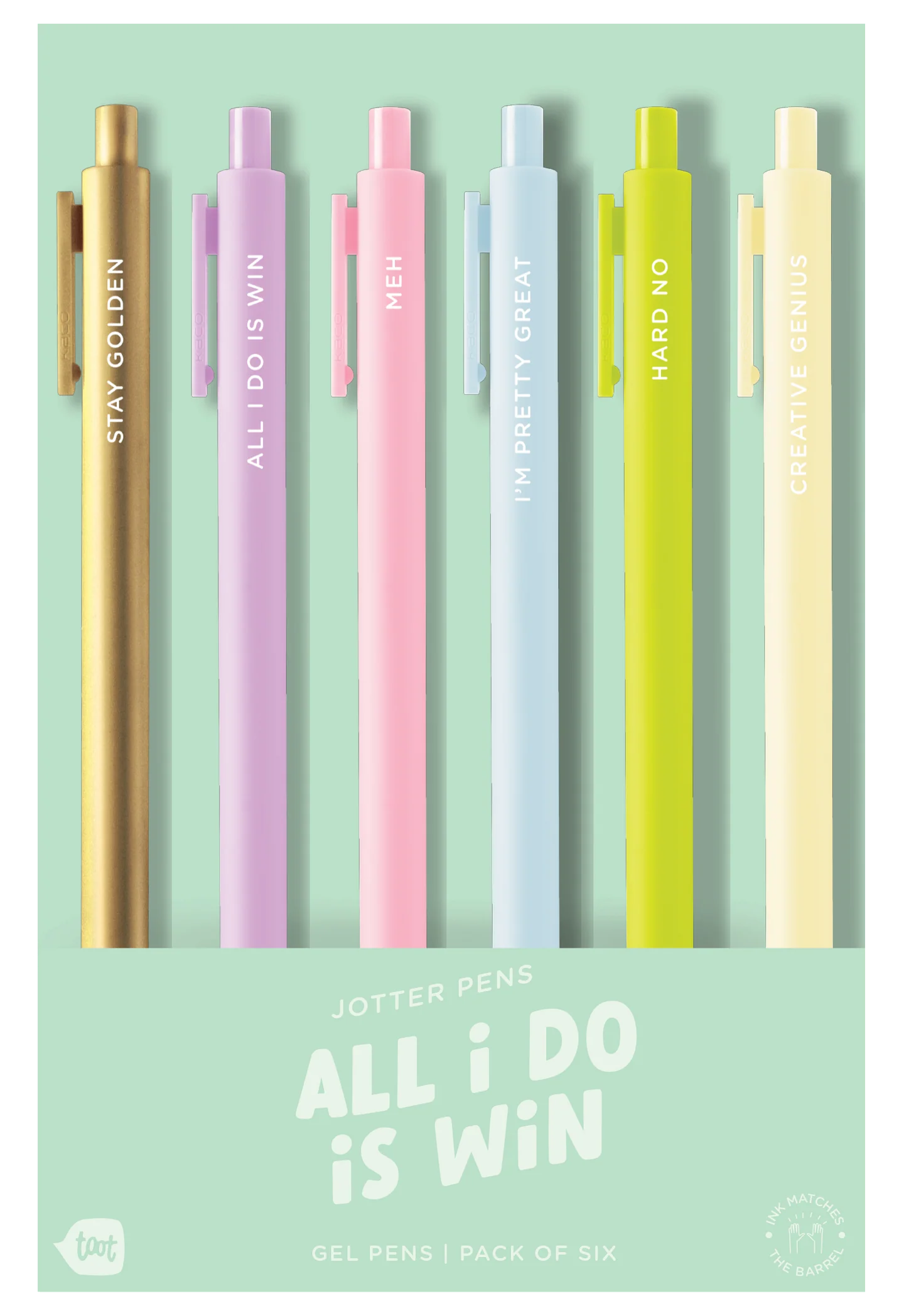 Jotter Pens 6-pack | All I Do is Win