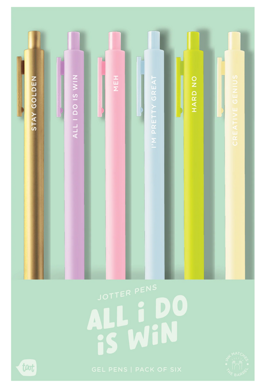 Jotter Pens 6-pack | All I Do is Win