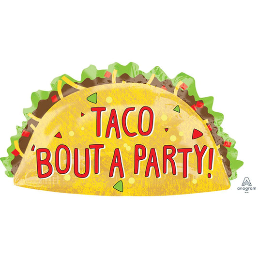 Taco Party Foil Balloon