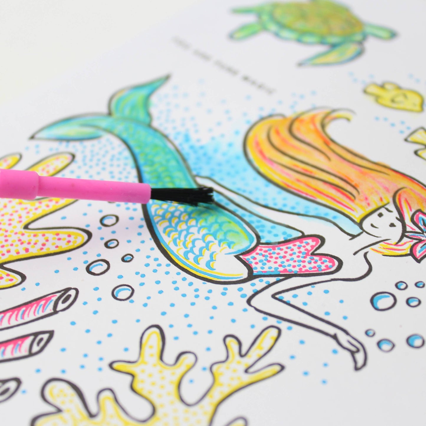 Paint With Water Card | Mermaid