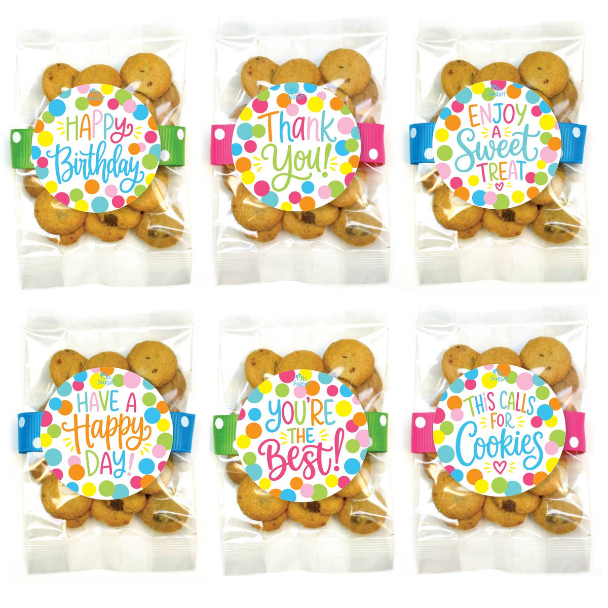 Darling Dots Cookie Bags | Chocolate Chip