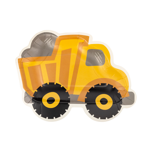 Construction Dump Truck Shaped Plate