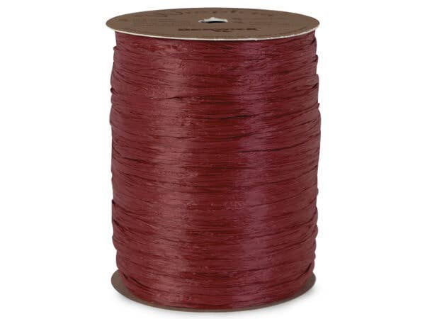 Matte Raffia Ribbon: Coral Matte / 1 Pack / 100 yards