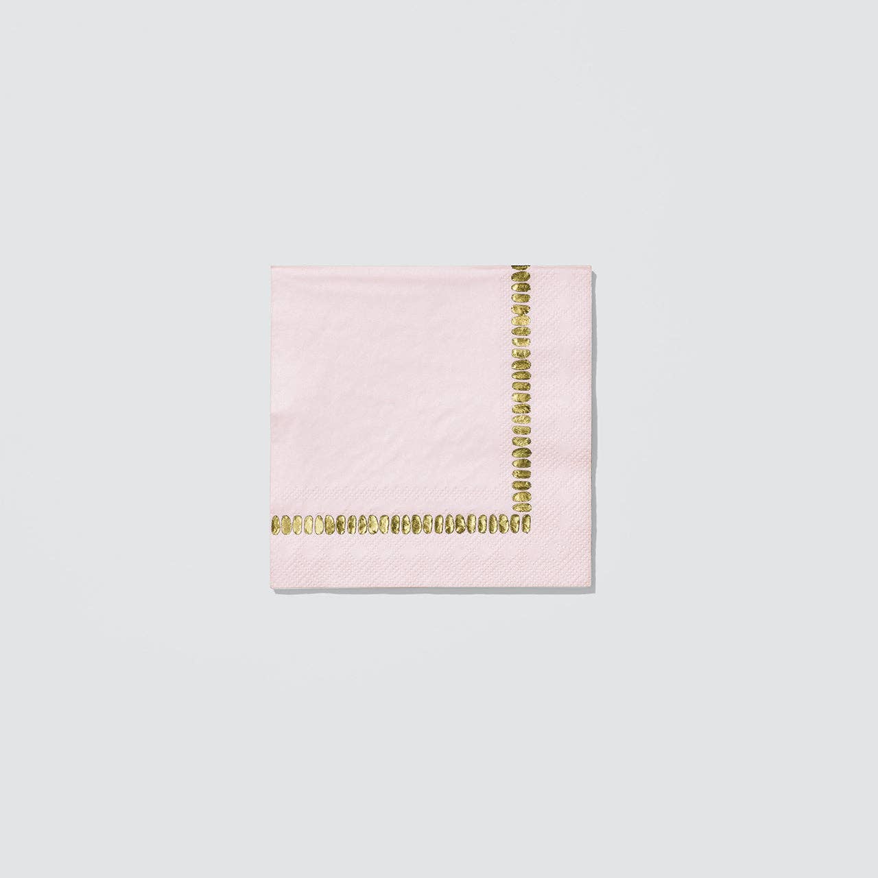 Pale Pink Brushstroke Cocktail Napkins