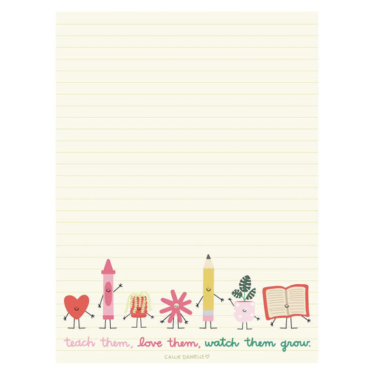 Watch Them Grow Notepad