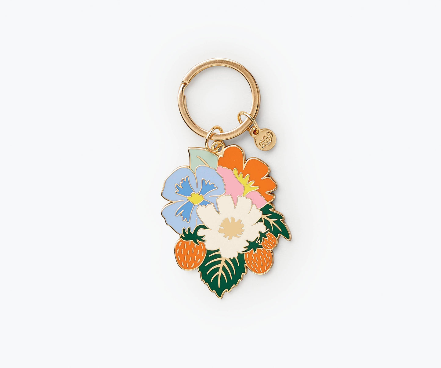 Strawberry Fields Enamel Keychain