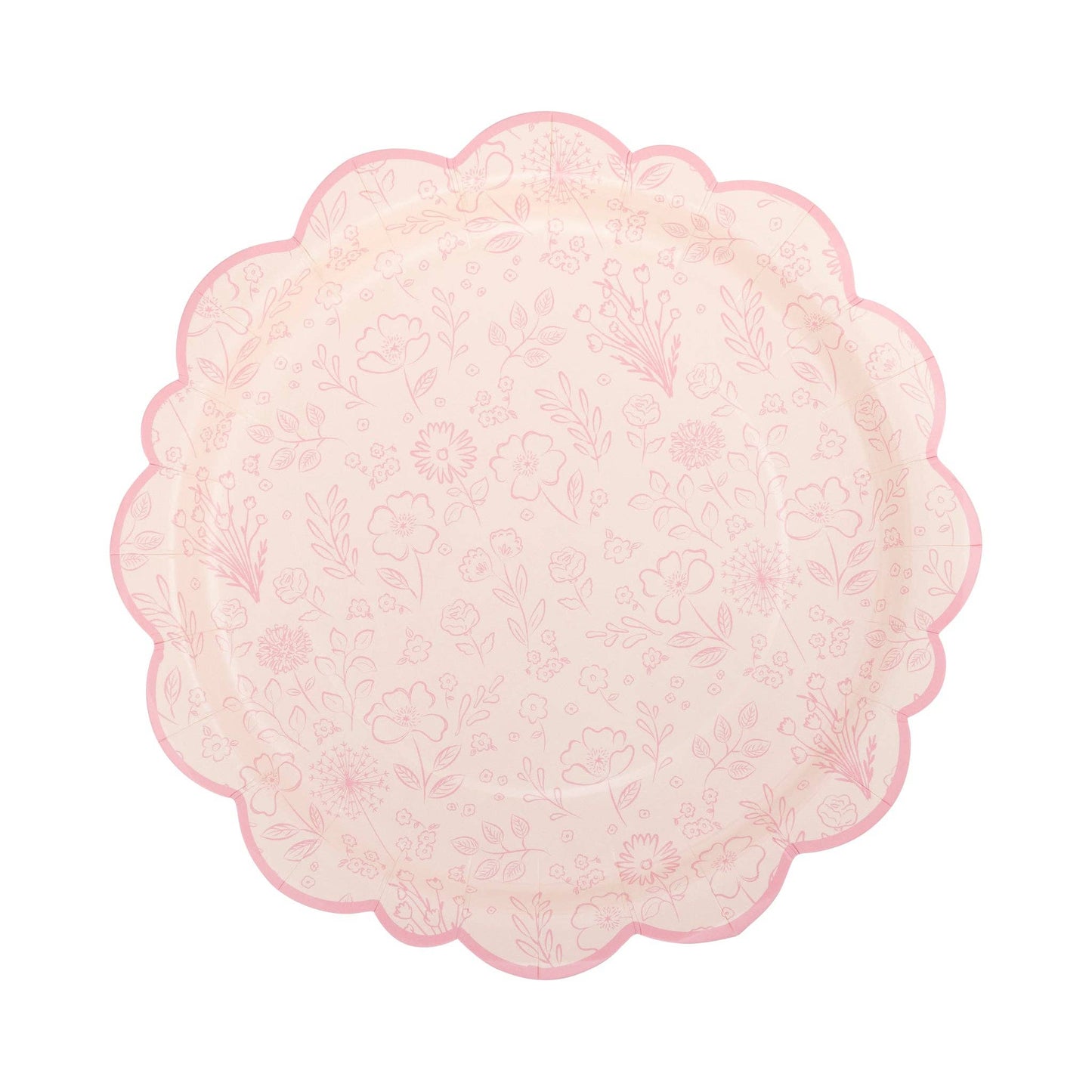Pembroke Pink Floral Plate