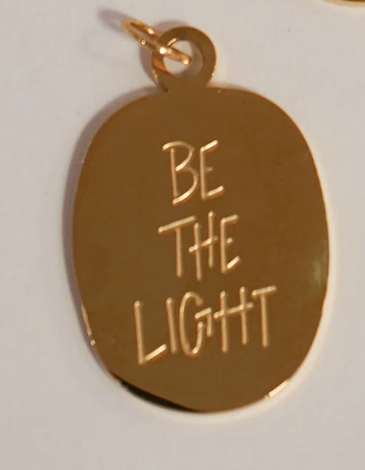 Engraved Gold Charms
