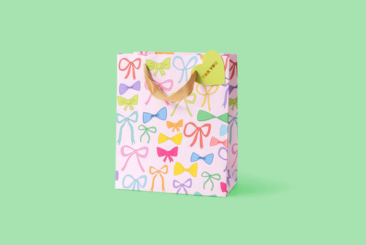 Colorful Bows Gift Bag| Medium