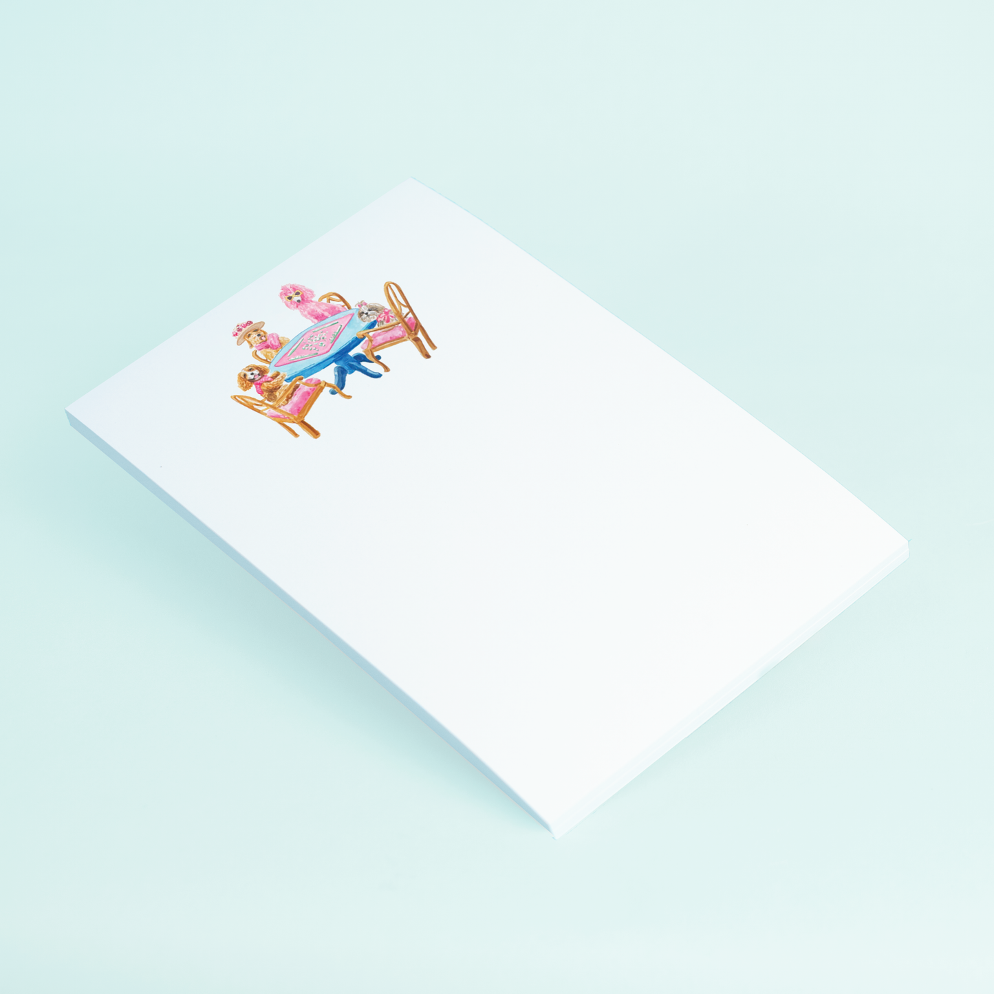 Mahjong Notepad | Dogs Playing