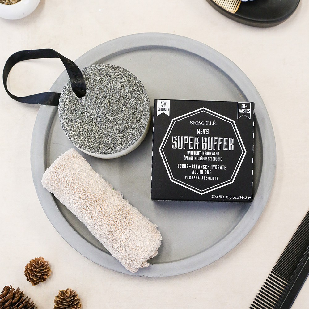 Men's Super Buffer w/ Black Scrubber (Verbena Absolute)