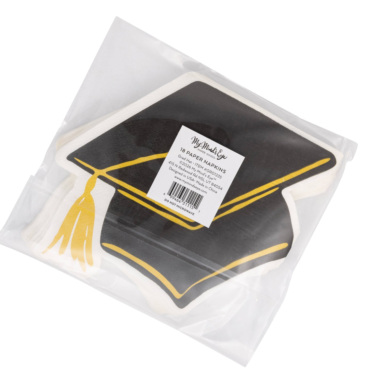 Grad Hat Shaped Napkin