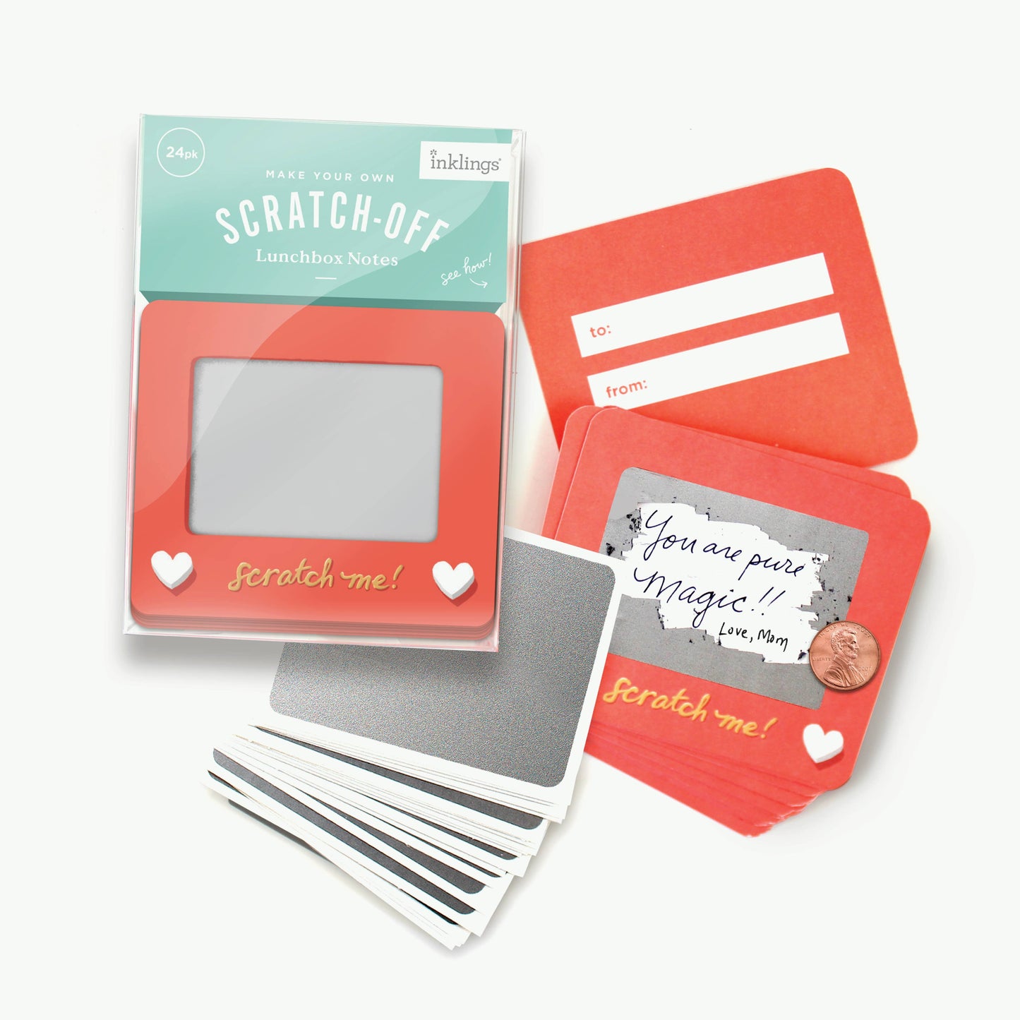 Scratch-off Lunchbox Notes | Scratch-a-Sketch