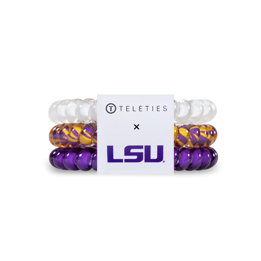 Spiral Hair Coils | Small | LSU Hair Ties