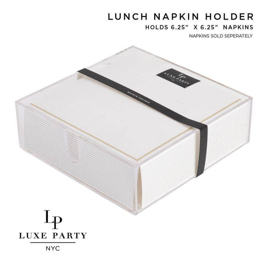 Acrylic Lunch Napkin Holders