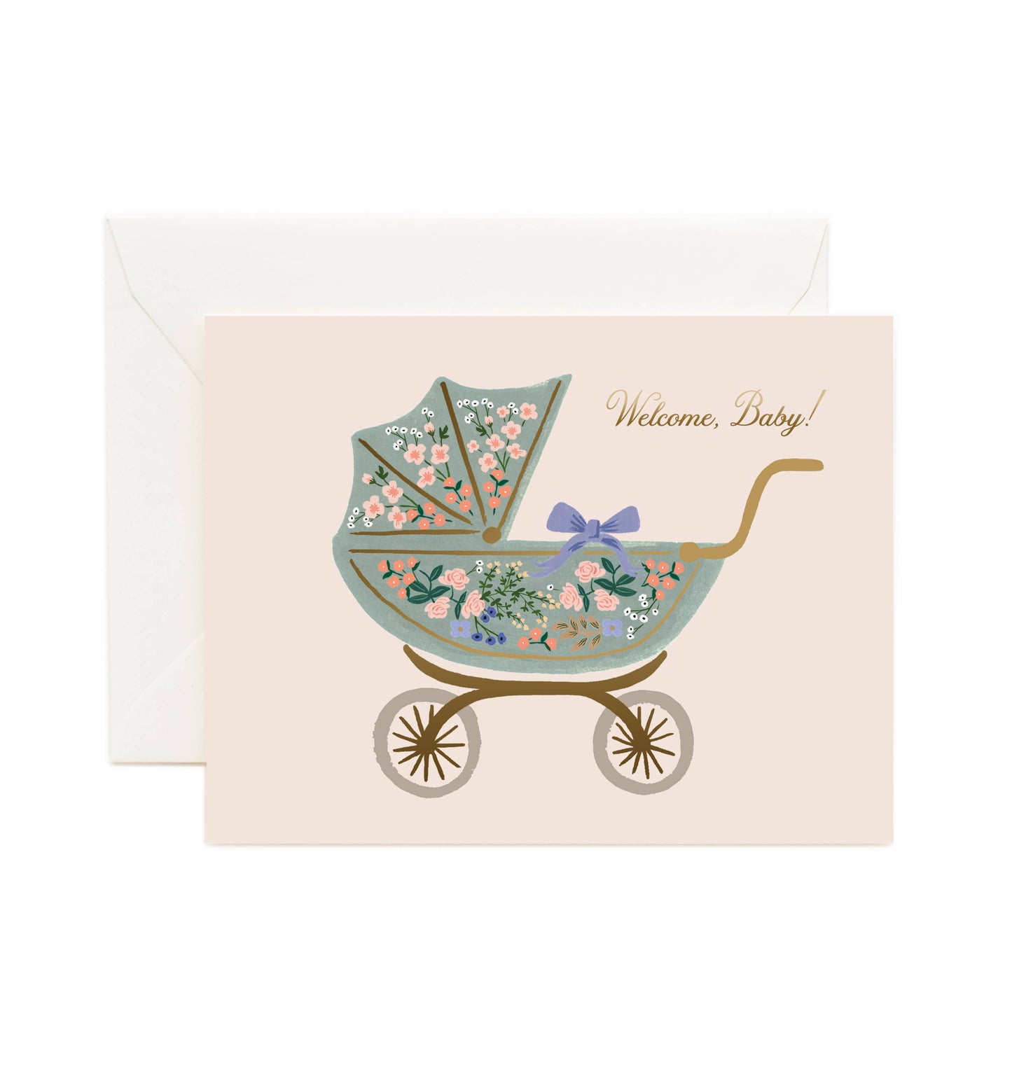 Floral Pram Card