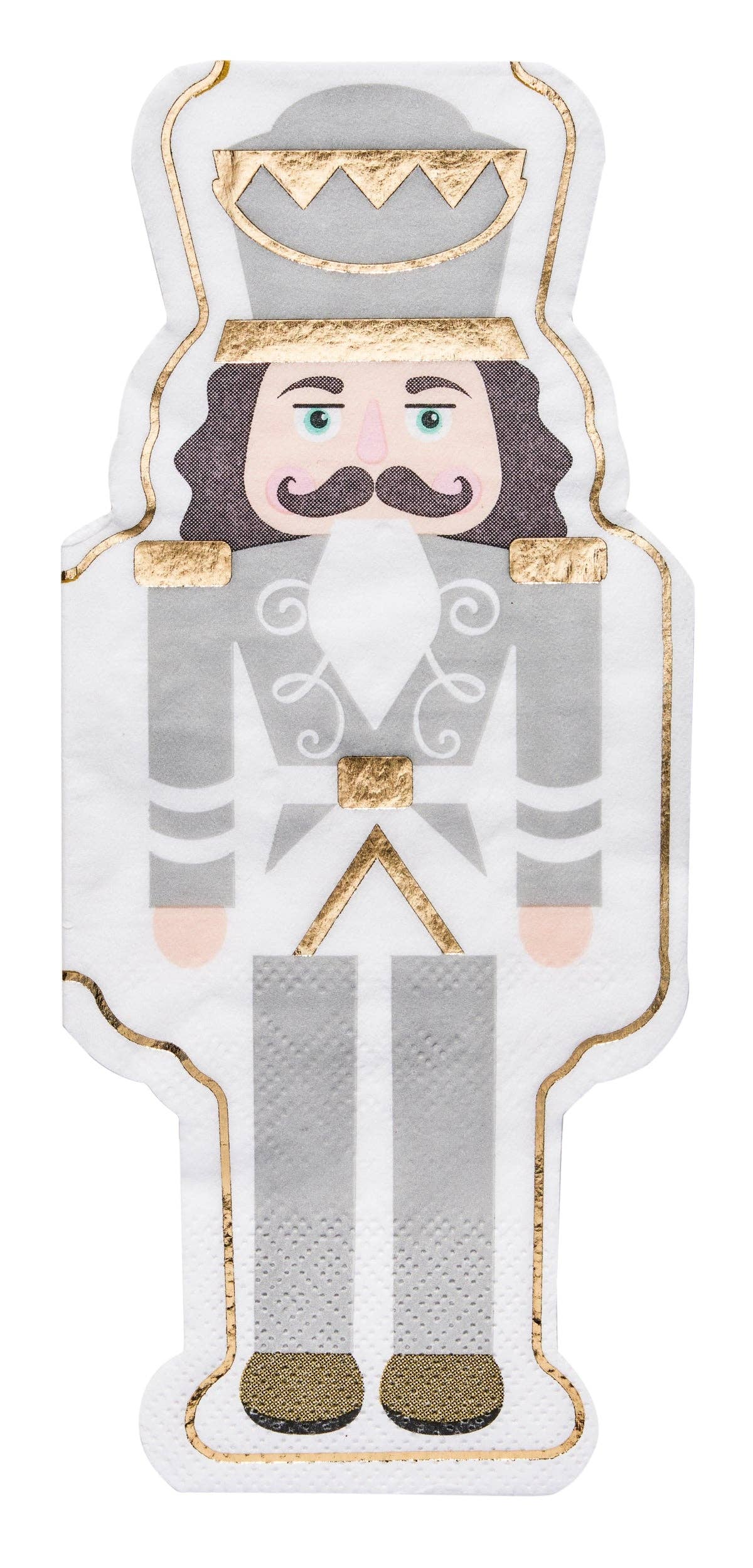 Gilded Nutcracker Guest Towel Gilded Nutcracker/16 pkg