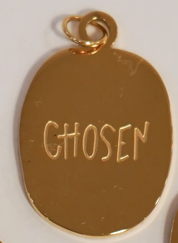 Engraved Gold Charms