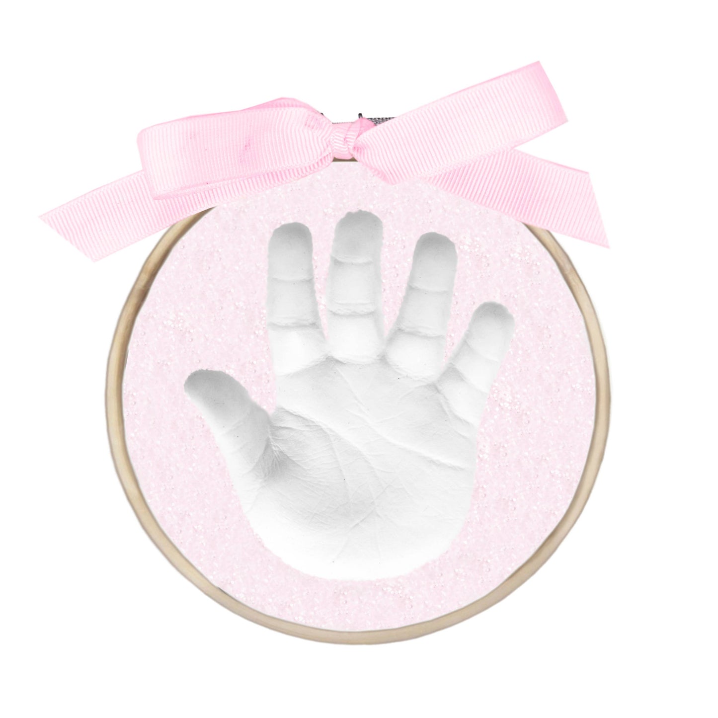 Pink Sugarprints-Glitter Handprint Kit