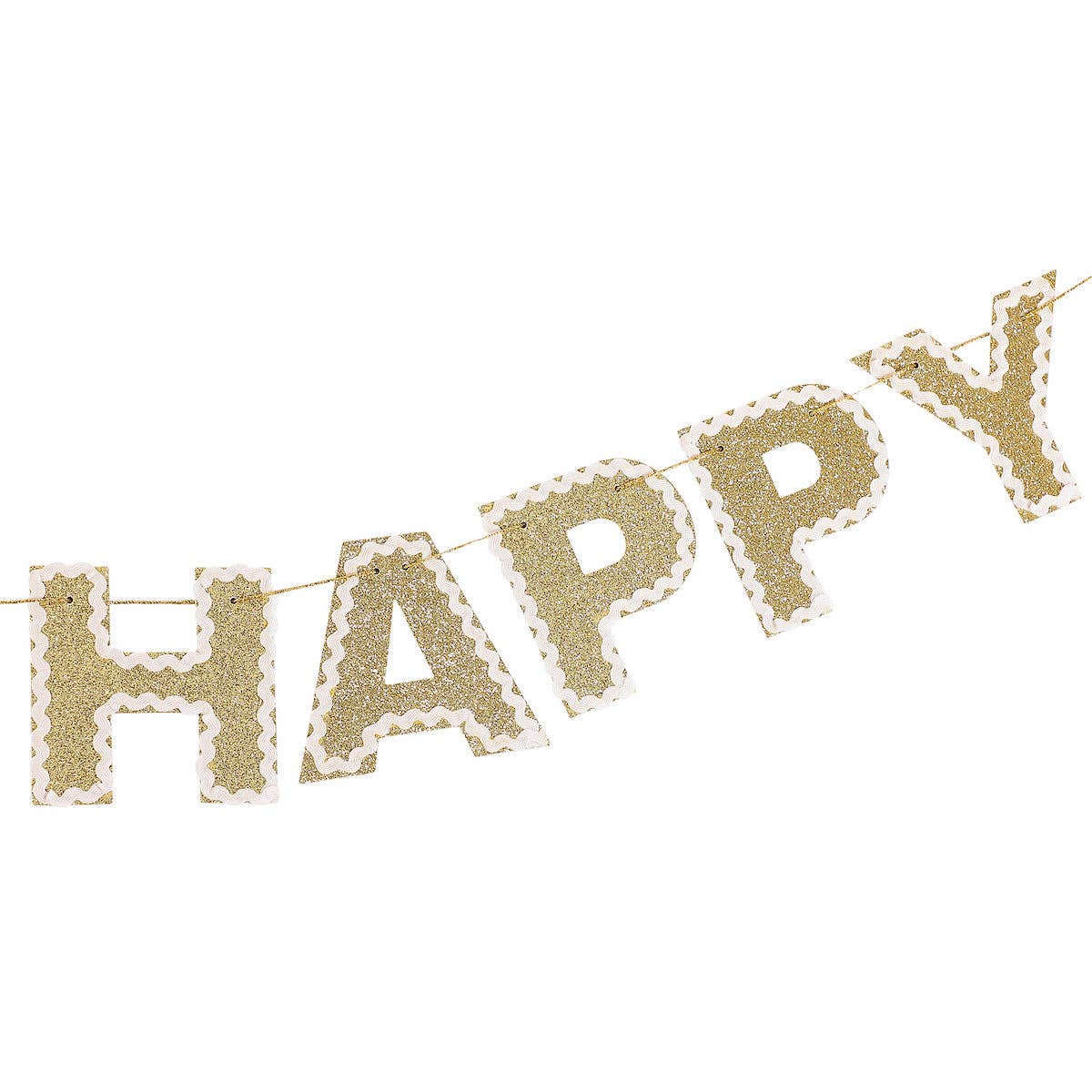 Happy Birthday Gold Banner