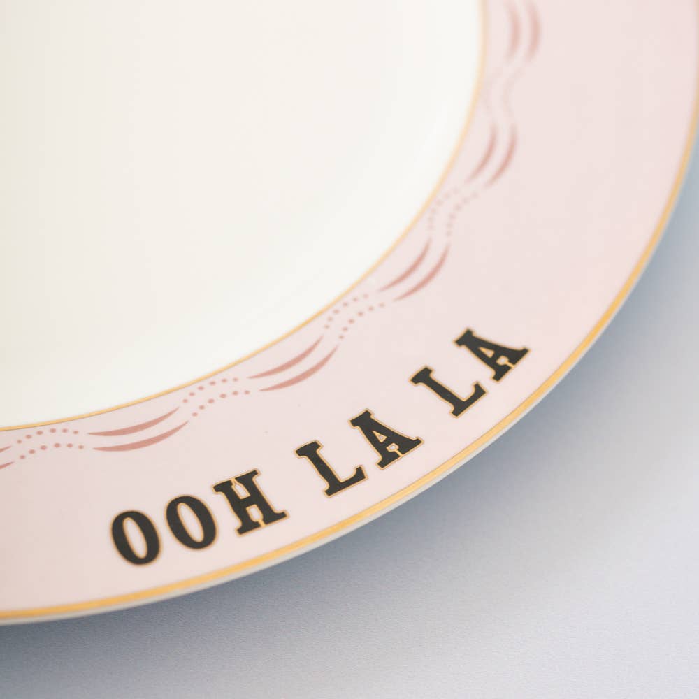 Slogan Dinner Plates (Set of 4)