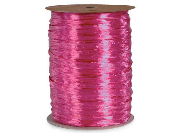 Pearlized Raffia Ribbon: Kelly | 100 yards