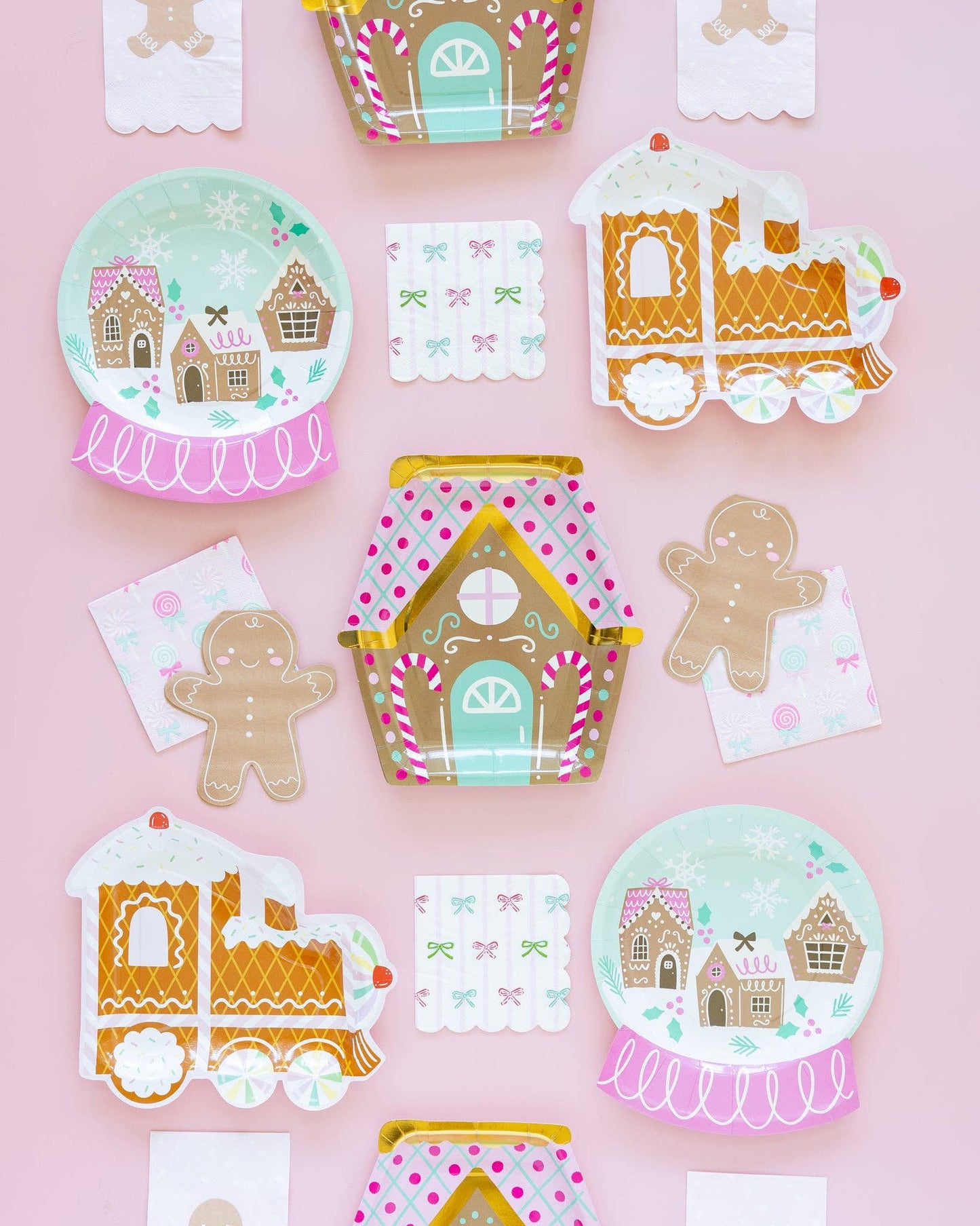 Gingerbread Train Plate