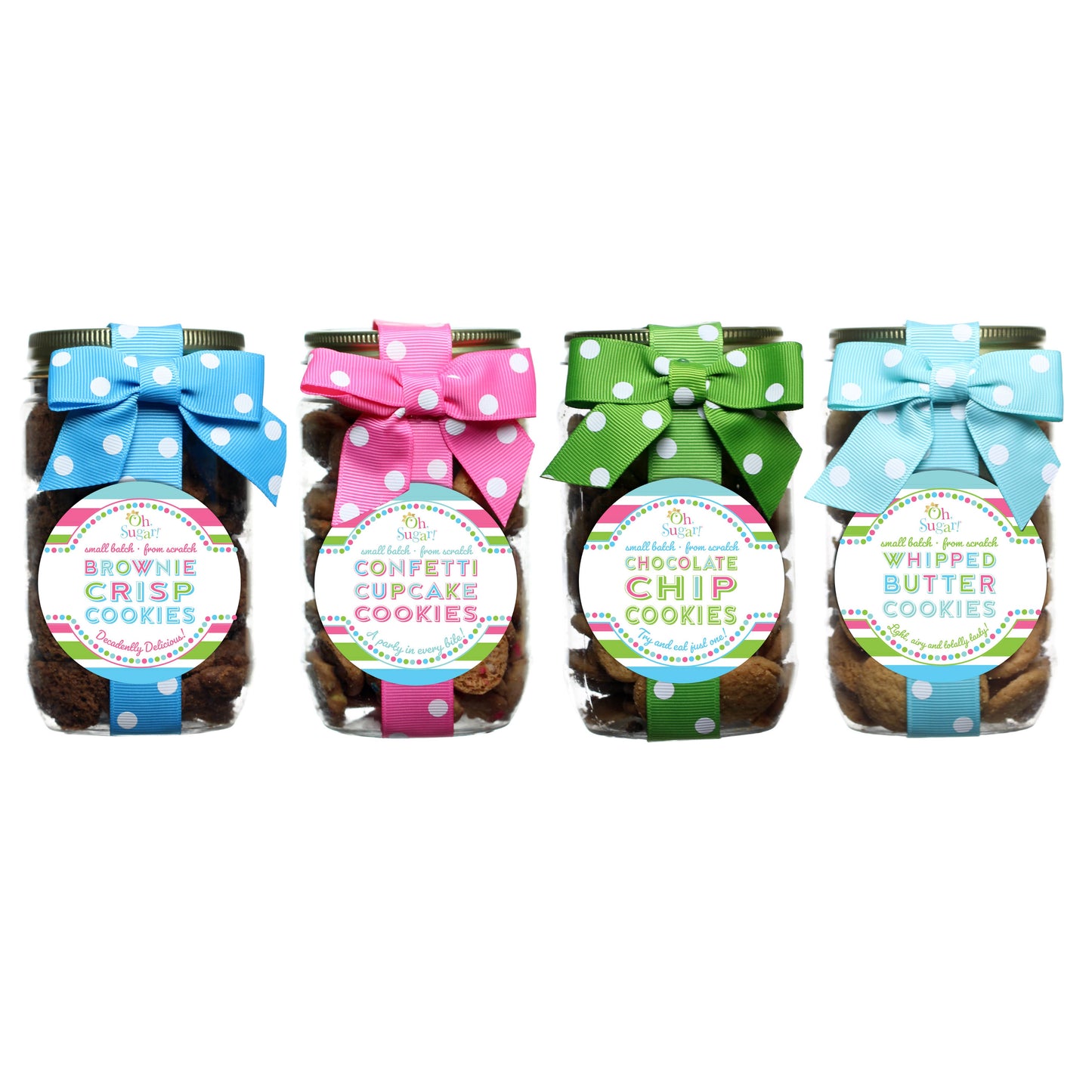 Cookie Jars - Everyday Mixed Flavor - Four Assorted Flavors