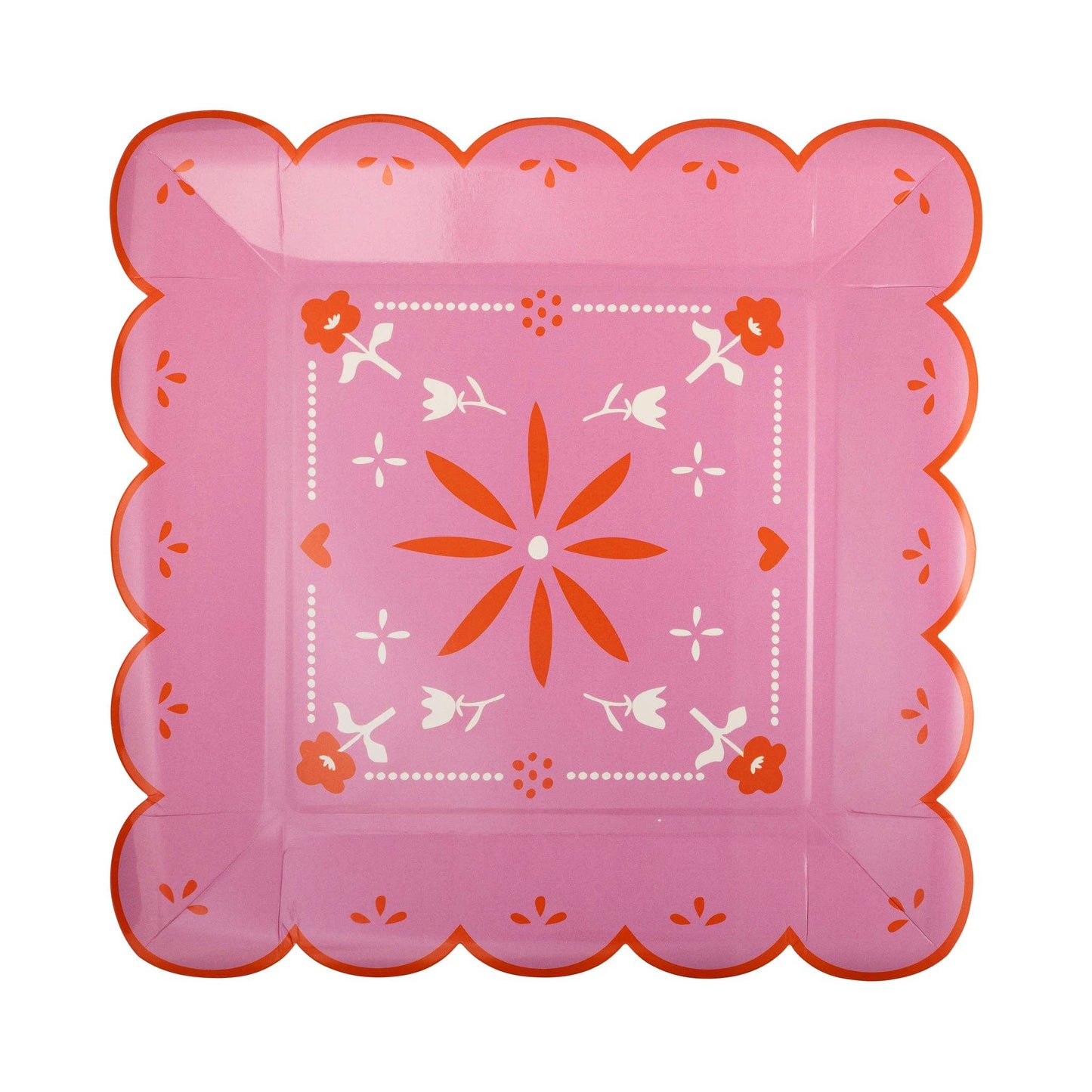Fiesta Papel Square Plate Set