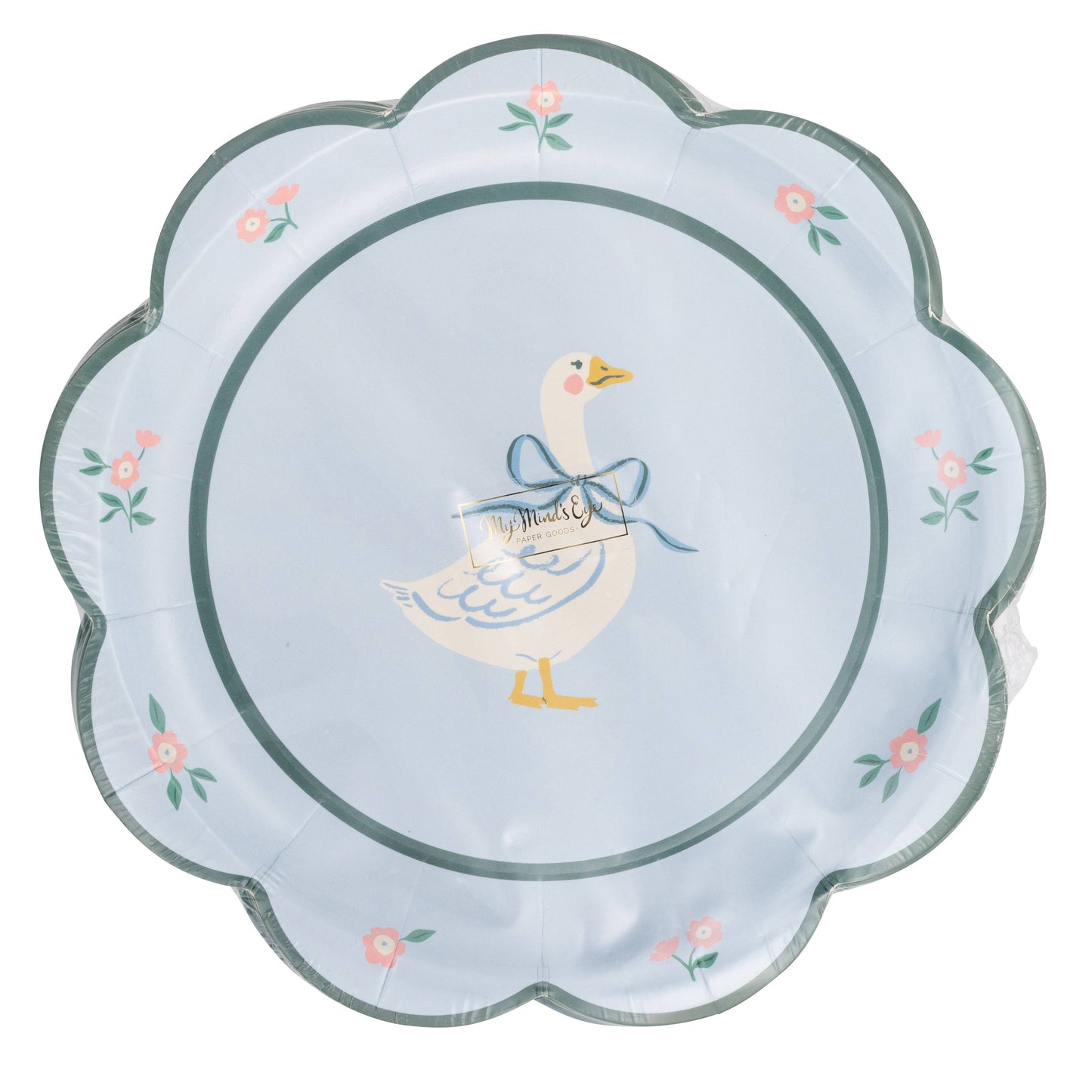 Goose Scalloped Plate