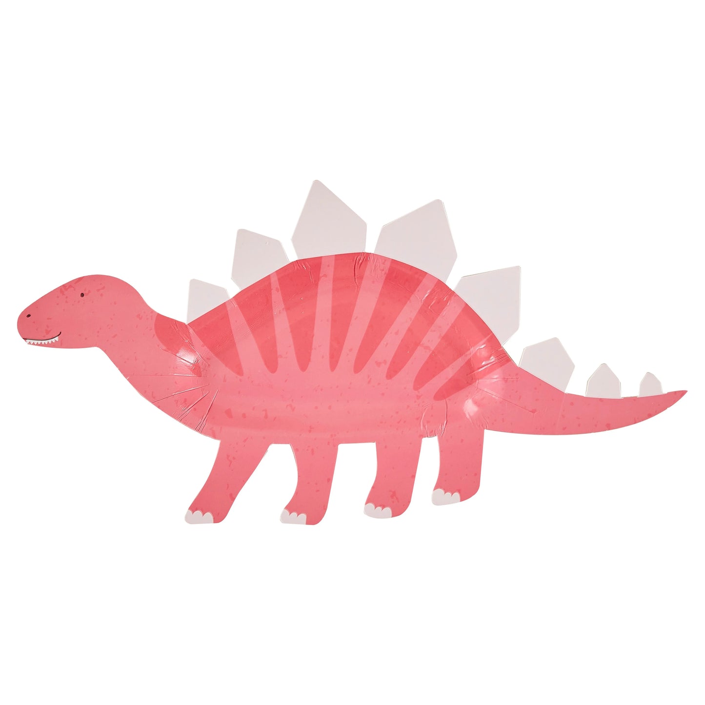 Pink Shaped Dinosaur Sweet Treat Plate