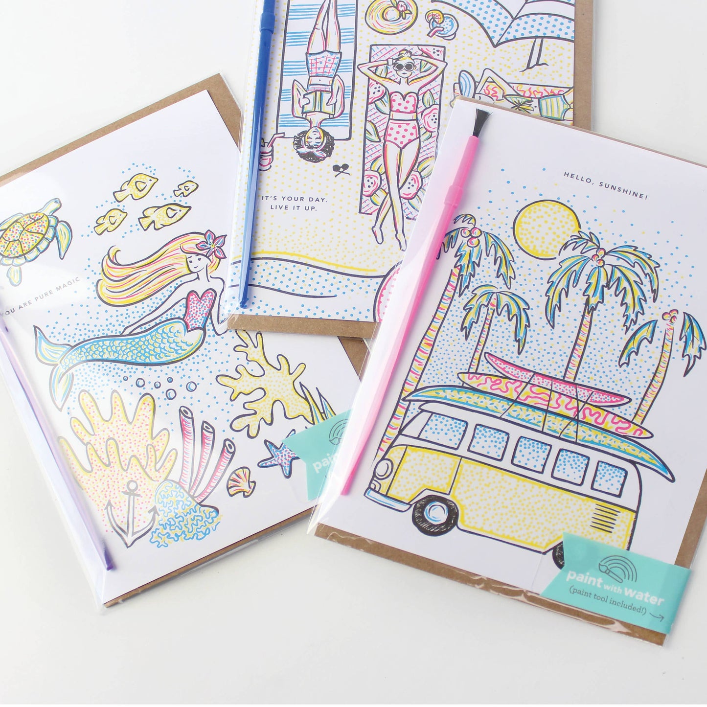Paint With Water Card | Sweet Table