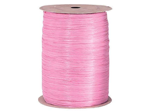 Matte Raffia Ribbon: Coral Matte / 1 Pack / 100 yards