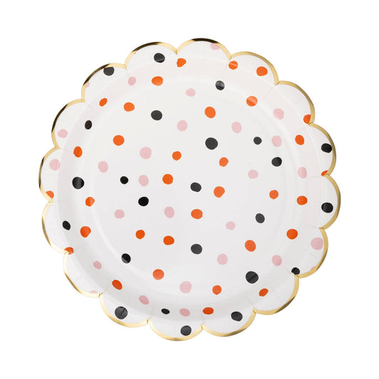 Halloween Dots Plate