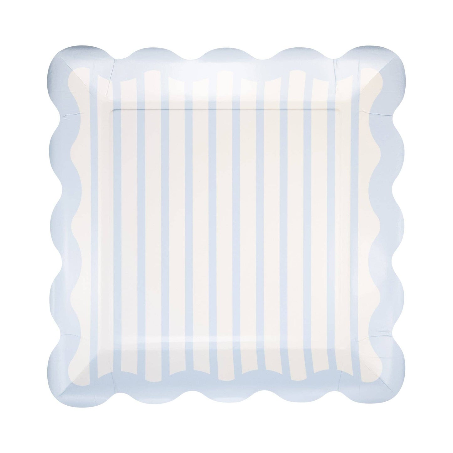 Blue Striped Plate