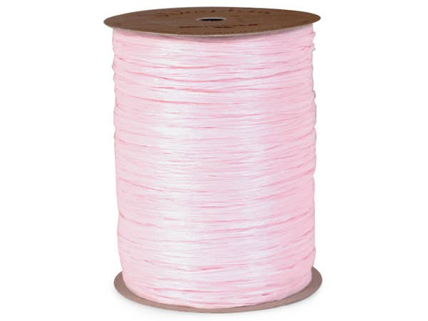 Matte Raffia Ribbon: Coral Matte / 1 Pack / 100 yards