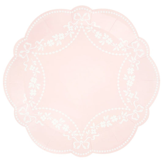Rococo Pink Dinner Plates