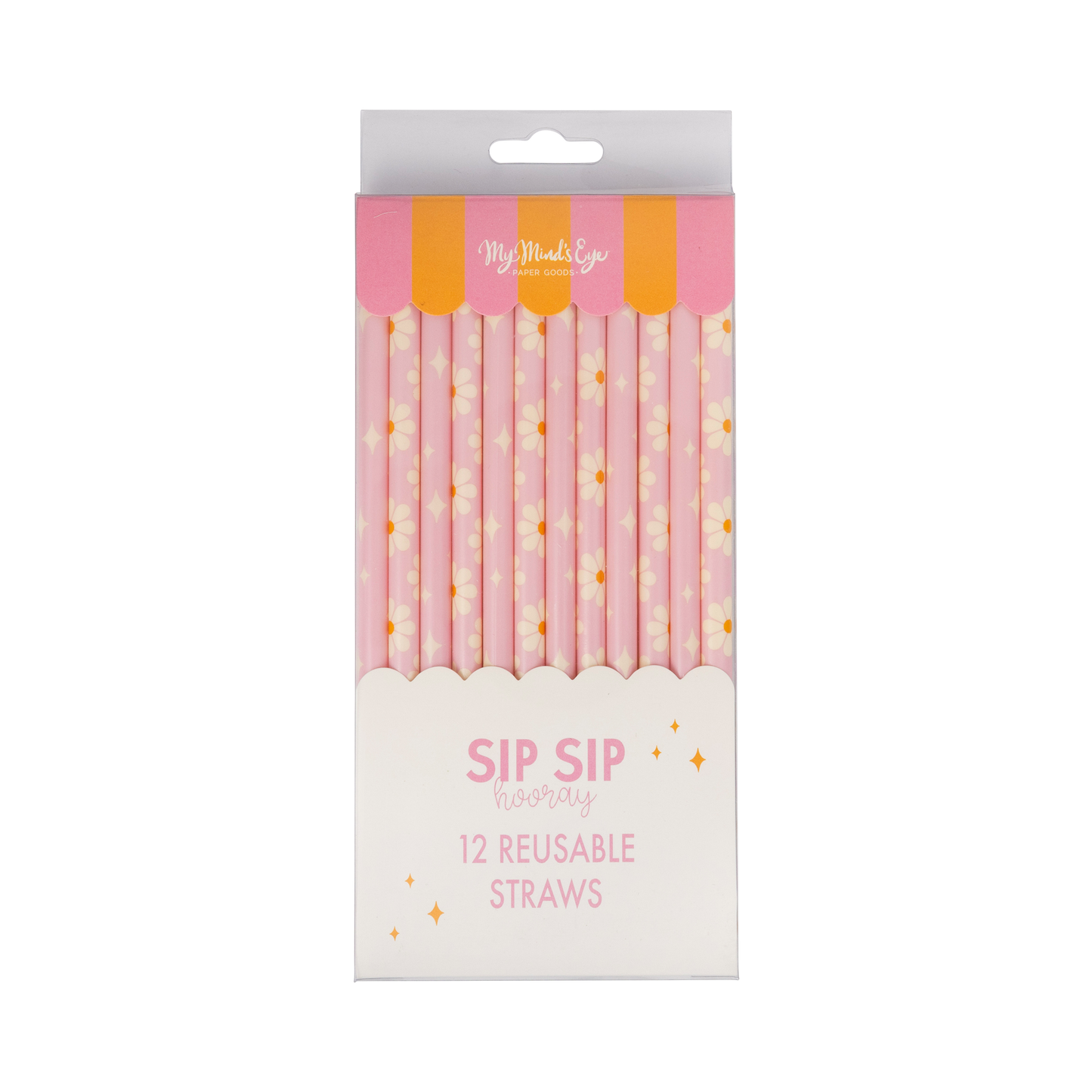 Disco Daisy Reusable Straws