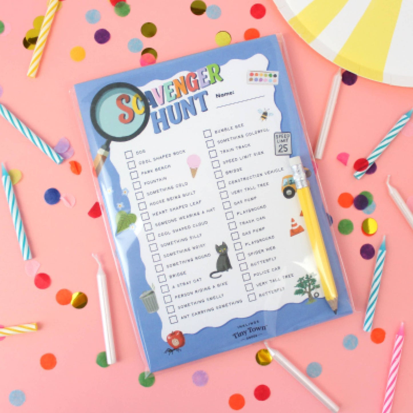 Tiny Town™ Play Notepad | Scavenger Hunt